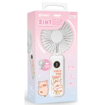 XPower F14 HX174-L1 F14 2合1 迷你手提/座檯充電風扇 (罐頭豬LuLu)